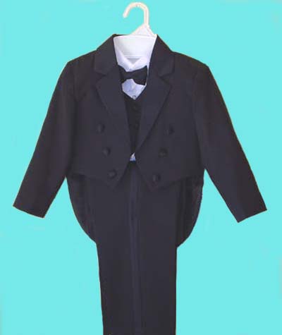 Chaqué para niño negro