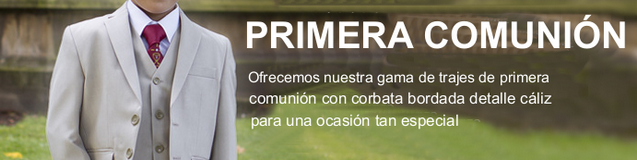 Trajes para niño comunión